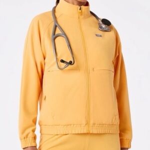 Figs NWT limited edition Dandelion yellow Sydney scrub Jacket MEDIUM